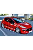 PEUGEOT 207 Uyumlu R MARŞPİYEL SAĞ SOL TAKIM FİBERGLASS BOYASIZ
