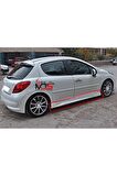 PEUGEOT 207 MARŞPİYEL SAĞ SOL TAKIM FİBERGLASS BOYASIZ