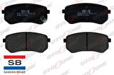 Otozone FDA8006 Arka Balata Hyundai i10-1.1-1.2-Kia Picanto 1.0-1-1 08 Gdb3370 583020XA00