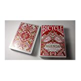 Bicycle Agenda Red Oyun Kağıdı Premium Koleksiyonluk Kartları Kart