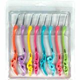 Sultan Motifli Elastik Saplı Tığ Seti 8 Tığlı