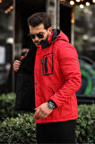 Outdoor Su,soğuk,rüzgar Geçirmez Içi Kürklü Elyaf Dolgulu Softshell Erkek Dağcı,kampcı,kayakcı Montu