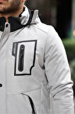 Outdoor Su,soğuk,rüzgar Geçirmez Içi Kürklü Elyaf Dolgulu Softshell Erkek Dağcı,kampcı,kayakcı Montu