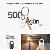 OUTLET Samsung EL-T5600 Galaxy SmartTag 2 Kablosuz Akıllı Tag - Beyaz (EL-T5600BWEGTR)