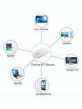 Mini taşınabilir kablosuz bluetooth Klavye Mouse Seti Yeşil