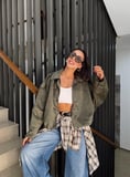 Prifaldi Premium Oversize Süet Bomber Ceket