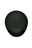 🖥️ Siyah Oval Bilek Destekli Mouse Pad – Ergonomik, Yumuşak Sünger Destekli, Kaymaz Tabanlı Fare Altlığı