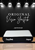 Original Visco Yastık | Boyun Fıtığı Boyun Düzleşmesi Destekli Lüks Yastık | Taşıma Çantalı