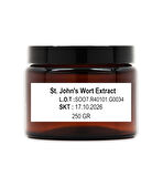 St. John's Wort (Sarı Kantaron) Extract 250 gr (Hammadde) + İlaç Kutusu Hediyeli