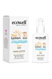 Ecowell Organik & Vegan Güneş Losyonu 30 Spf 150 ml (İlaç Saklama Kutusu Hediye)
