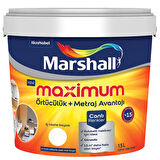Marshall Maximum Silikonlu İpek Mat Buz Beyazı 15 Lt. (20 Kg)