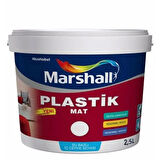 Marshall Plastik Mat İç Cephe Boyası Karakalem 2,5 Lt (3,5 KG)