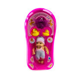 Oyuncak Bebek Küvetli Aksesuarlı Et Bebek Set