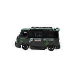 Oyuncak Minibüs Işıklı Sesli Duman Çıkaran Sürtmeli Minibüs Siyah