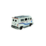 Oyuncak Minibüs Işıklı Sesli Duman Çıkaran Sürtmeli Minibüs Beyaz