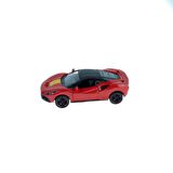 Oyuncak Metal Çek Bırak Süper Sport Araba Kırmızı 11 Cm