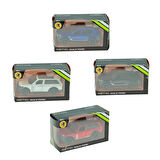 Oyuncak Metal Arabalar 4lü Set metal jep Suv Çek Bırak 13 Cm