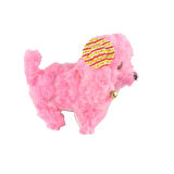 Oyuncak Pelüş Köpek Sevimli Köpek Sesli Hareketli Pembe
