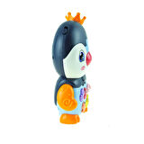 Oyuncak Penguen Işıklı Sesli Sevimli Penguen 16 Cm