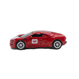 Oyuncak Araba Metal Bugatti Çek Bırak 12 Cm Kırmızı