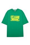Unisex Oversize T-shirt Star Wars Clone Wars Logo