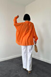 Oranj Tek Cepli Bedensiz Cruz Gömlek