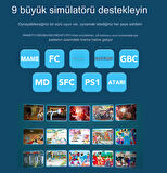 Game Box HD M5 Video Oyun Konsolu Dahili 10000 Klasik Oyunlar TV Retro Oyun Konsolu 2.4G 