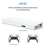  2.4G Wireless Kablosuz Controller 3D 4K HD Klasik Retro Atari Video Game Oyun Konsolu
