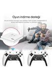 M5 Game Box 2.4G 10K ultra HD 64 GB TV GAME BOX Android 12.1 TV 2 Adet Oyun Konsolu uyumlu