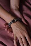 ÖZEL SERİ GÜMÜŞ HASIR ZİNCİR ROSE KELEBEK DETAY TASARIM BİLEKLİK-OZELSERIBILEKLIK11