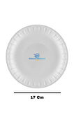 Küçük Boy Köpük Tabak 100 Adet 17 Cm