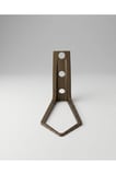 3'lü Şarap Standı Rafı - Masa Üstü Şaraplık 25x34 cm BRONZ
