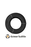 3 Metre Öznur 6 MM Solar Kablo H1Z2Z2-K Siyah (FOTOVOLTAİK)