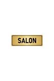 Metal Yönlendirme Levhası, Departman Kapı Isimliği Salon 5x20 Cm Altın Renk