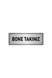 Metal Yönlendirme Levhası, Departman Kapı Isimliği Bone Takınız 5x20 Cm Gümüş Renk