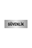 Metal Yönlendirme Levhası, Departman Kapı Isimliği Güvenlik 5x20 Cm Gümüş Renk