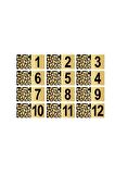 Metal Kapı Masa Dolap Posta Kutusu Numarası 6x12 Cm Altın Renk (1…12)