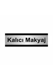 Kalıcı Makyaj 5x20cm Gümüş Renk Metal Yönlendirme Levhası