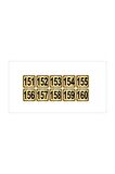 Metal Kapı,masa,dolap Numarası 15cmx15cm 10 Adet (151…160) Altın Renk Metal