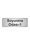 Wc Yönlendirme Levhası Bay Bayan 15cmx15cm Sy02 Altın Renk
