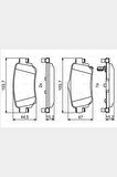 0986494816 Arka Fren Balata Takımı Nissan Qashaqi (14-) Xtrail (14-) - Renault Kadjar (15-)