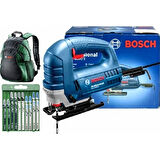 Gst 8000 E Dekupaj Testere Bosch 10'lu Uç ve Sırt Çantası