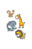 Kız Çocuk Oyuncak 12001 Ks, Baby Puzzle Jungle Erkek Çocuk Oyuncak Eğitici Oyuncaklar