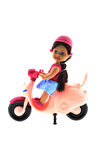 Kız Çocuk Oyuncak Cute Doll Mini Bebek ve Pembe Vespa Erkek Çocuk Oyuncak Eğitici Oyuncaklar