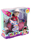 Kız Çocuk Oyuncak Cute Doll Mini Bebek ve Mor Vespa Erkek Çocuk Oyuncak Eğitici Oyuncaklar