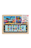 Kız Çocuk Oyuncak ONY-187-188-189-190 Ahşap Erkek Çocuk Oyuncak Eğitici Puzzle Denizde Yaşam Erkek Ç