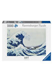 Kız Çocuk Oyuncak 120001072 Kanagawa Dalgası 1000 parça Ravensburger Puzzle Eğitici