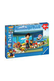 Kız Çocuk Oyuncak 90853 Paw Patrol 2x24 parça Ravensburger Puzzle Erkek Çocuk Oyuncak Eğitici Oyunca