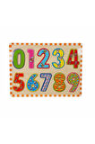 Kız Çocuk Oyuncak 5215 -Wooden Puzzle Numbers 10 Parça Erkek Çocuk Oyuncak Eğitici Oyuncaklar