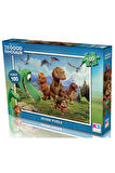 Kız Çocuk Oyuncak KS Puzzle 100 Parça Good Dinosaur Erkek Çocuk Oyuncak Eğitici Oyuncaklar